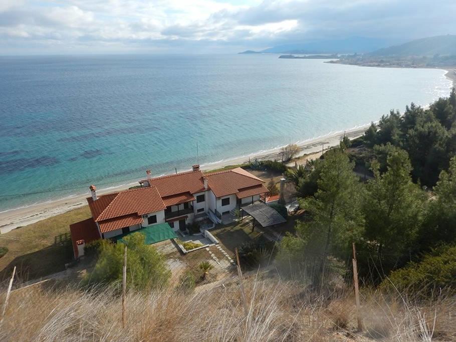Sangue Blu Beachfront Villa Apartment Айос-Ніколаос Екстер'єр фото